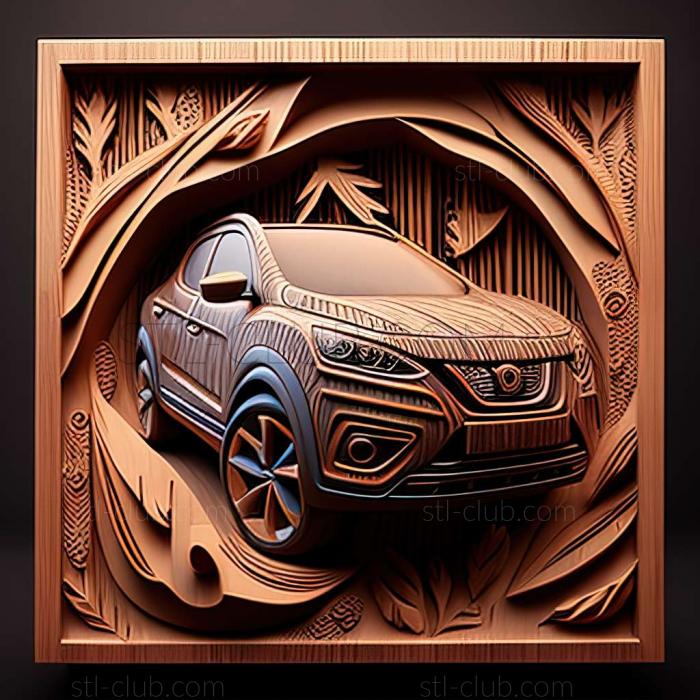 3D модель Nissan Qashqai (STL)